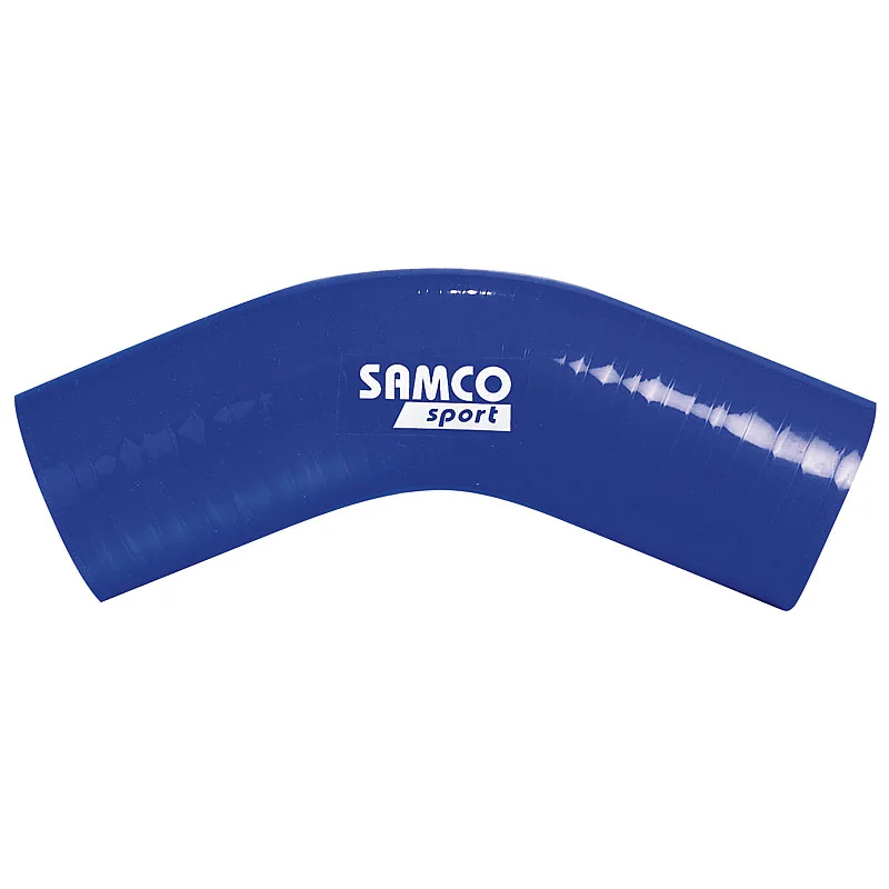 Samco Sport Samco Siliconen slang 45 graden bocht - Lengte 125mm - Ø60mm - Blauw