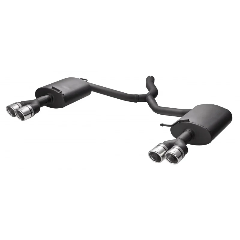 Ulter Sport Dubbele Sportuitlaat passend voor Audi A4 8E/B7 Sedan/Avant 1.6i 75kW/1.8 T 120kW/2.0i 96kW/1.9TDI 85kW/2.0TDI 103kW 2005-2008 2x 70mm