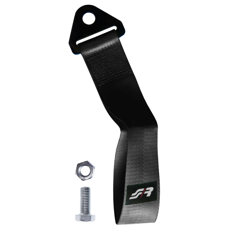 Simoni Racing Sleepoog-Gordel – Zwart – max. 3000kg – Lengte 28cm