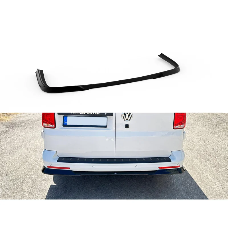 Motordrome Achterbumperskirt passend voor Volkswagen Transporter T6.1 LWB 2020-2022 (ABS)