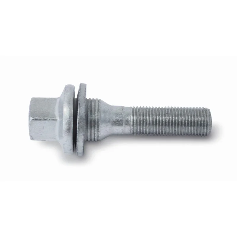 H&R Wielbout vlak met ring M12x1.25 - Lengte 59mm (Bv. passend voor Citroën, Peugeot)