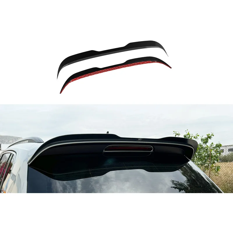 Motordrome Dakspoiler (Spoiler Cap) passend voor Volkswagen Tiguan II (AD1) R / R-Line Facelift 2020-2024 (ABS)