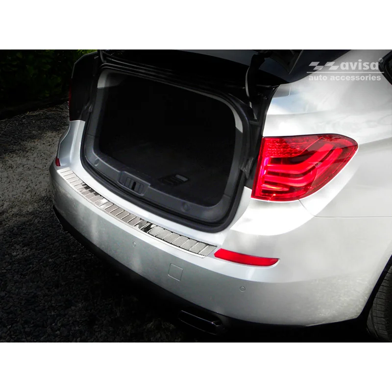 Avisa RVS Achterbumperprotector passend voor BMW 5-Serie GT (F07) 2009-2013 - Zilver