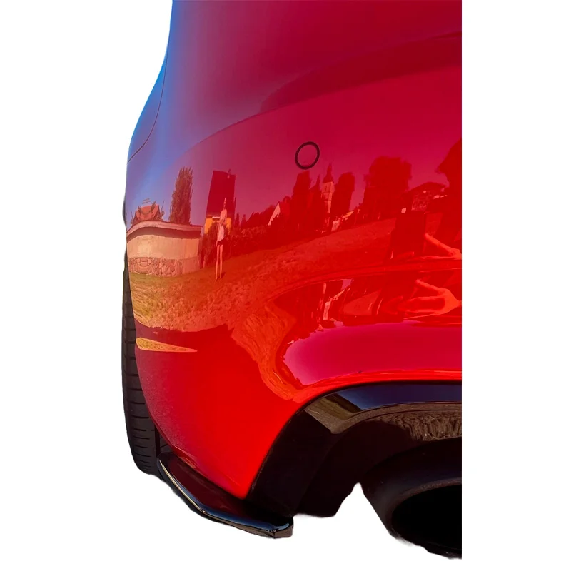 Oneway Achterbumperskirts (Hoeken) passend voor Audi RS3 8V Sportback 2015-2016 – Glanzend zwart