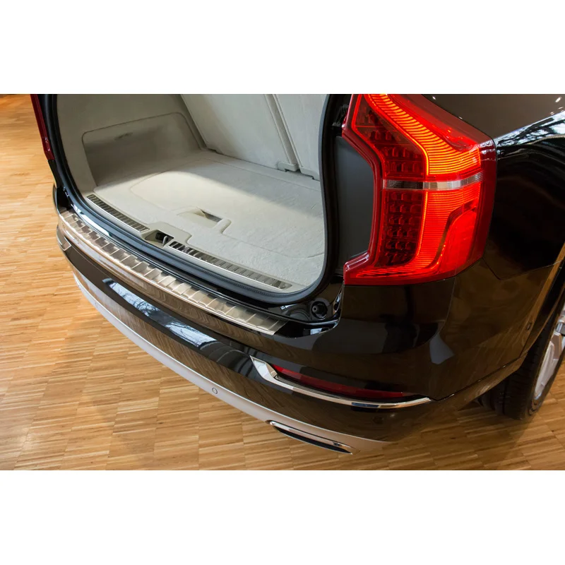 Avisa RVS Achterbumperprotector passend voor Volvo XC90 2015-2019 & all Facelift models - Zilver