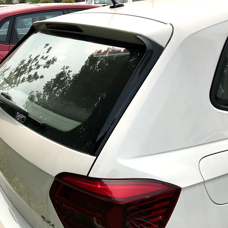 AutoStyle Set achterruit side-spoilers passend voor Volkswagen Polo (AW1) 2017- (ABS Glanzend zwart)