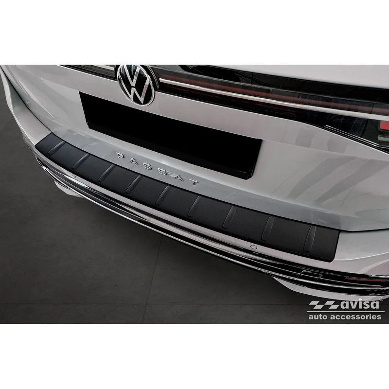 Avisa RVS Achterbumperprotector passend voor Volkswagen Passat Variant (CJ5) 2023- - Matzwart