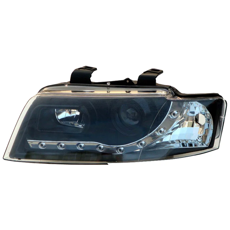 AutoStyle Set Koplampen in DRL-Look passend voor Audi A4 8E/B6 2001-2004 – Zwart
