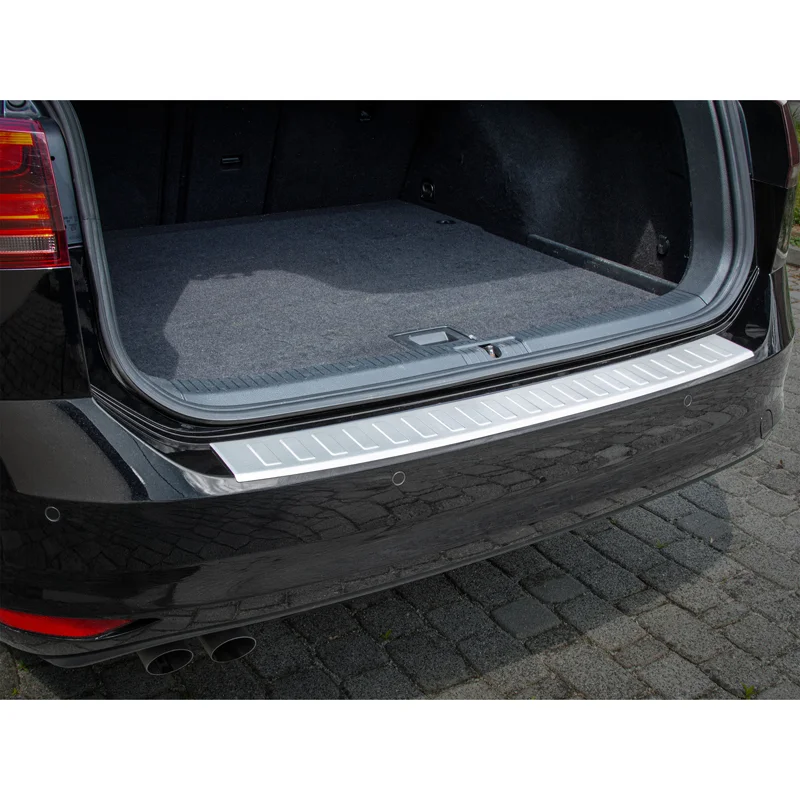 MAX6 Geborsteld RVS Achterbumperbeschermer passend voor Volkswagen Golf VII Variant Facelift 2017-2020