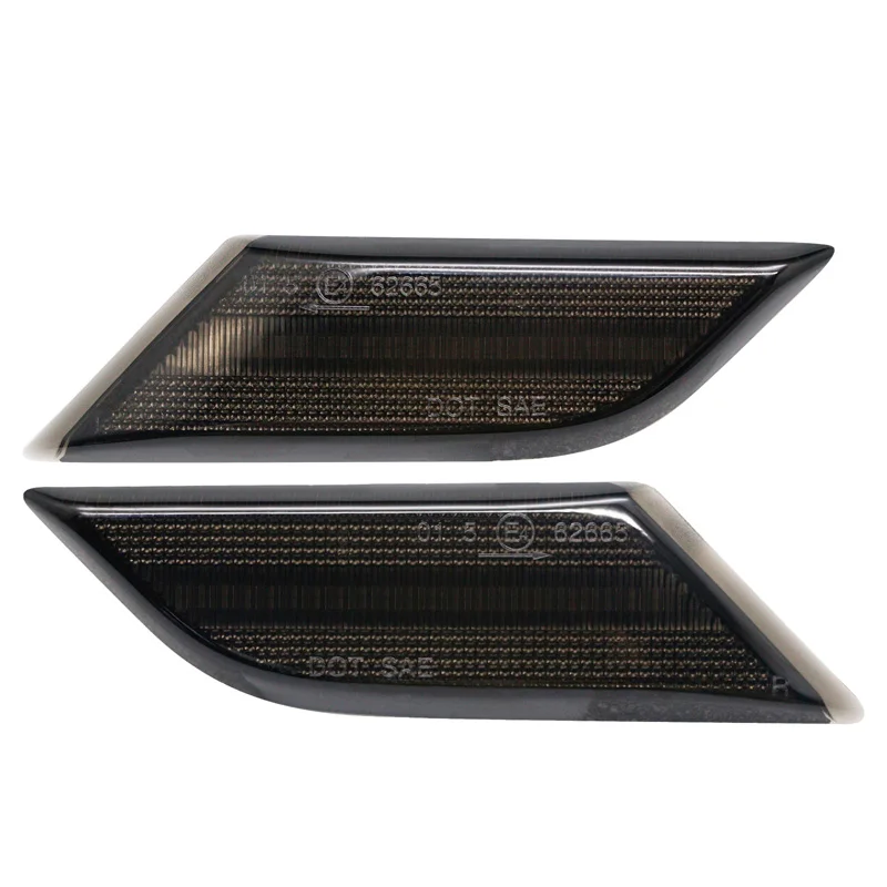 AutoStyle Set LED Zijknipperlichten passend voor Volkswagen Transporter T6.1 2020-2022 – Rookgrijs- incl. Dynamic Running Light