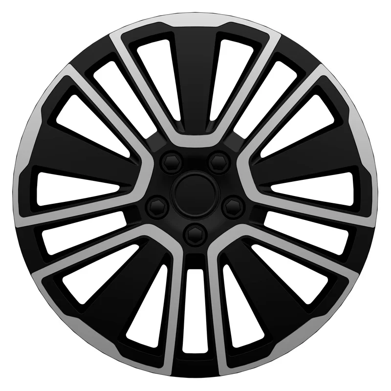 4-Delige J-Tec Wieldoppenset Scuba 15-inch zilver/zwart