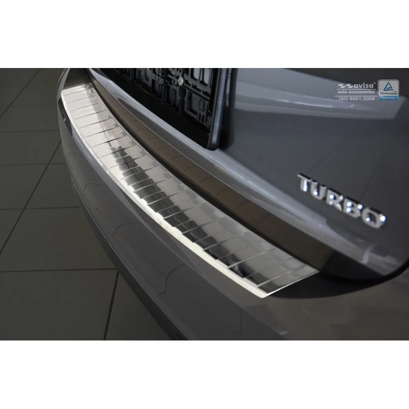 Avisa RVS Achterbumperprotector passend voor Opel Insignia B Sportstourer 2017- & FL 2020- - Zilver