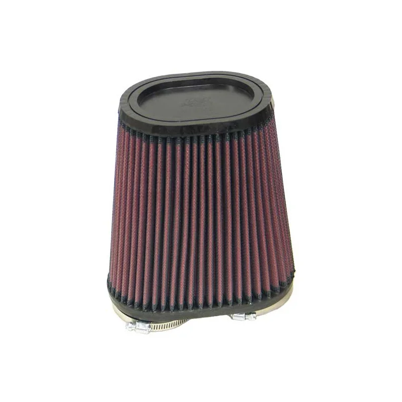 K&N Universeel Luchtfilter Ovaal/Konisch 60mm dubbele aansluiting, 159mm x 95mm onder, 87mm x 112mm top, 171mm hoogte (RU-4710)