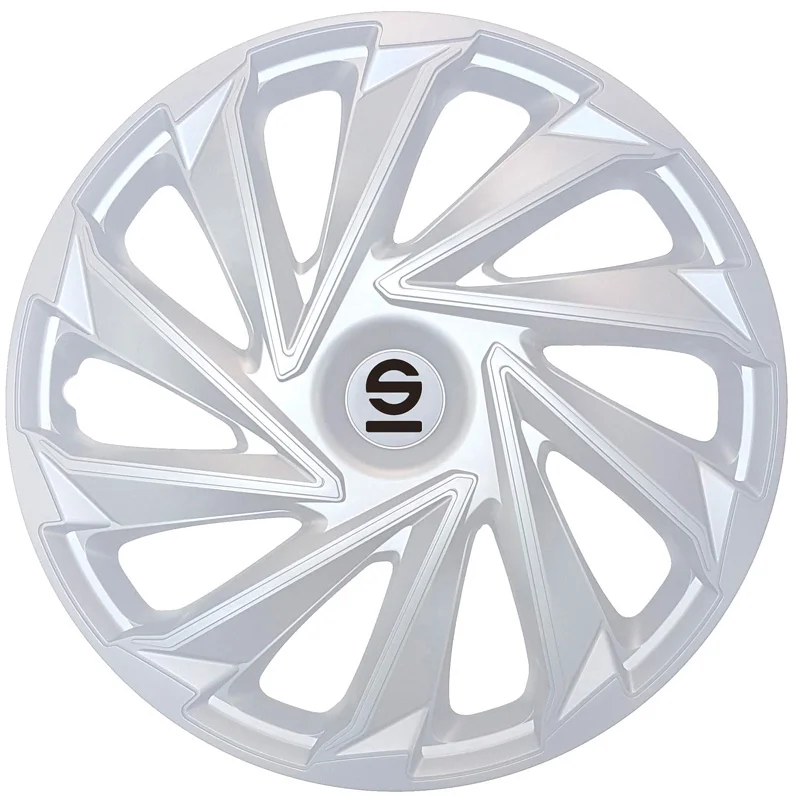 Sparco Wieldoppen Varese – 16-inch – Zilver – Set van 4 stuks