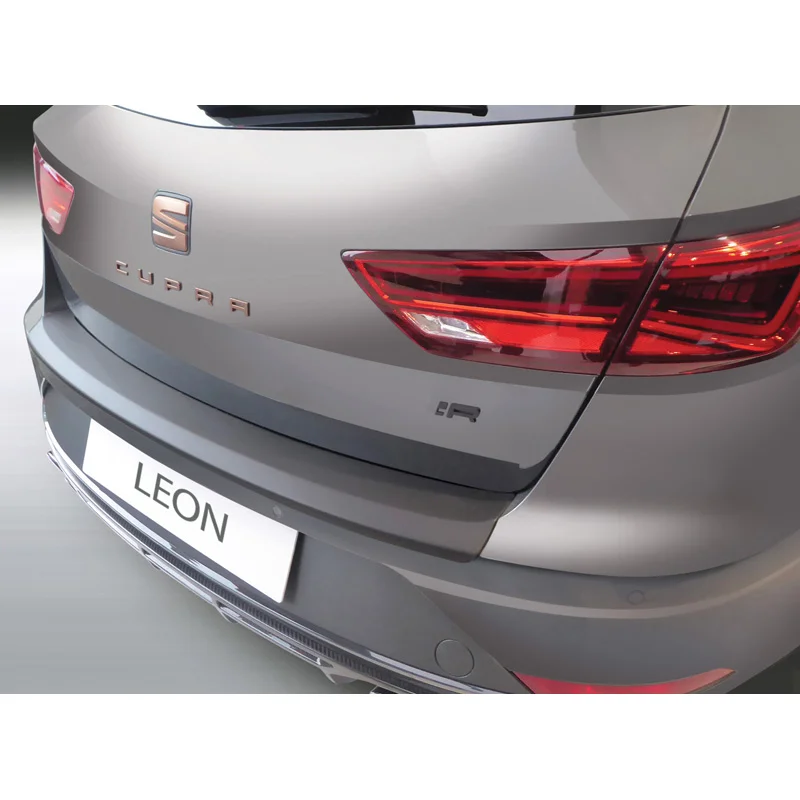 RGM ABS Achterbumper beschermlijst passend voor Seat Leon (5F) ST S/SE/FR/X-Perience/Cupra 2017-2020 Zwart