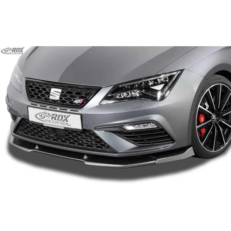 RDX Voorspoiler Vario-X passend voor Seat Leon 5F FR/Cupra/Cupra 300 Facelift 2017-2020 incl. SC/ST (PU)