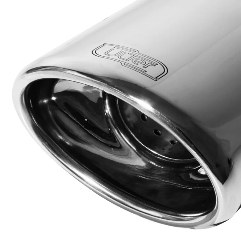Ulter Sport Dubbele Sportuitlaat passend voor Audi A3 8P Sportback 1.6i 75/85kW/2.0FSi 110kW/1.6 TDi 66/77kW/1.9TDI 77kW/2.0TDI 100/103/125kW 2004-2012 120x80mm