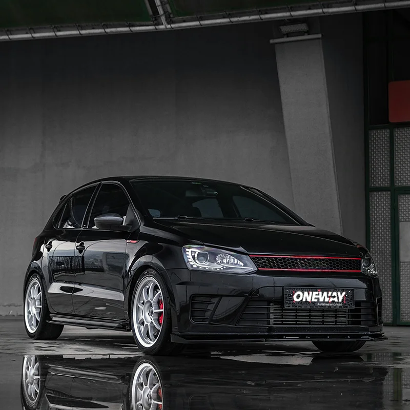 Oneway Complete bodykit passend voor Volkswagen Polo 6R GTi 2009-2014 – Glanzend zwart
