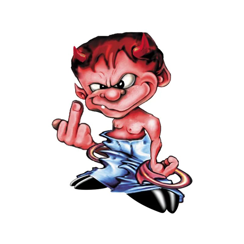 Avisa Sticker Devil + Finger - 8,5x11cm