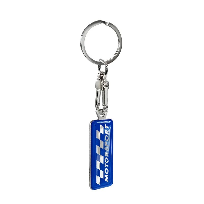 Avisa RVS sleutelhanger - 'Motorsport' Blauw