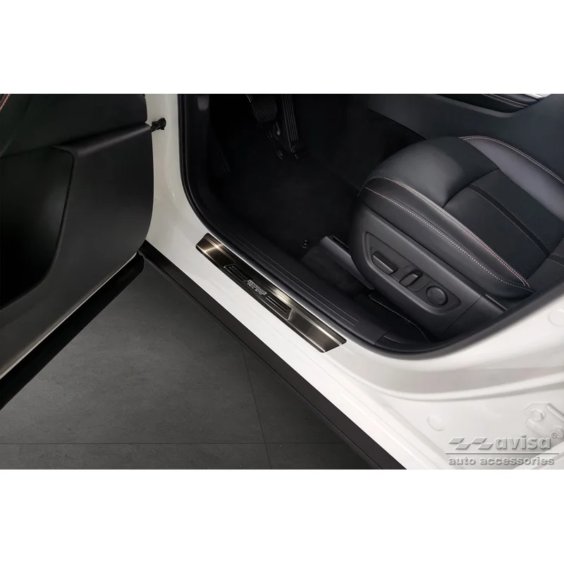 Avisa Zwart RVS Instaplijsten passend voor Mazda CX-60 (KH) 2022- - 'Performance Special Edition' - 4-delig