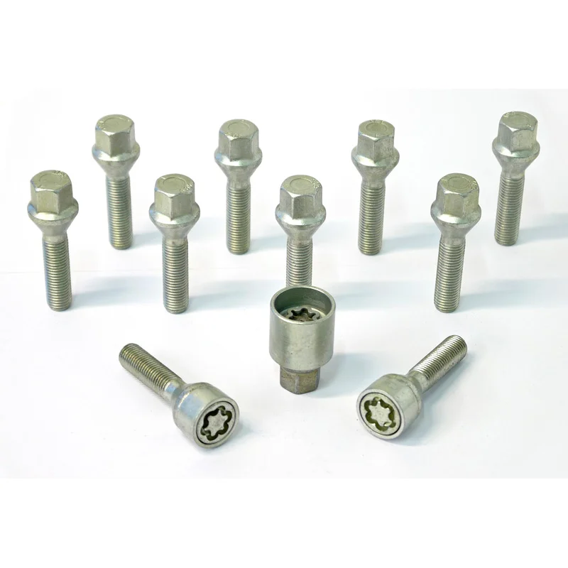 H&R Wielboutenset konisch M12x1.50 – Lengte 43mm – 10 stuks – incl. wielsloten