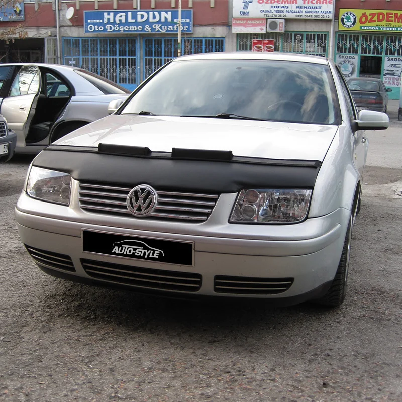AutoStyle Motorkapsteenslaghoes passend voor Volkswagen Bora 1999-2005 zwart