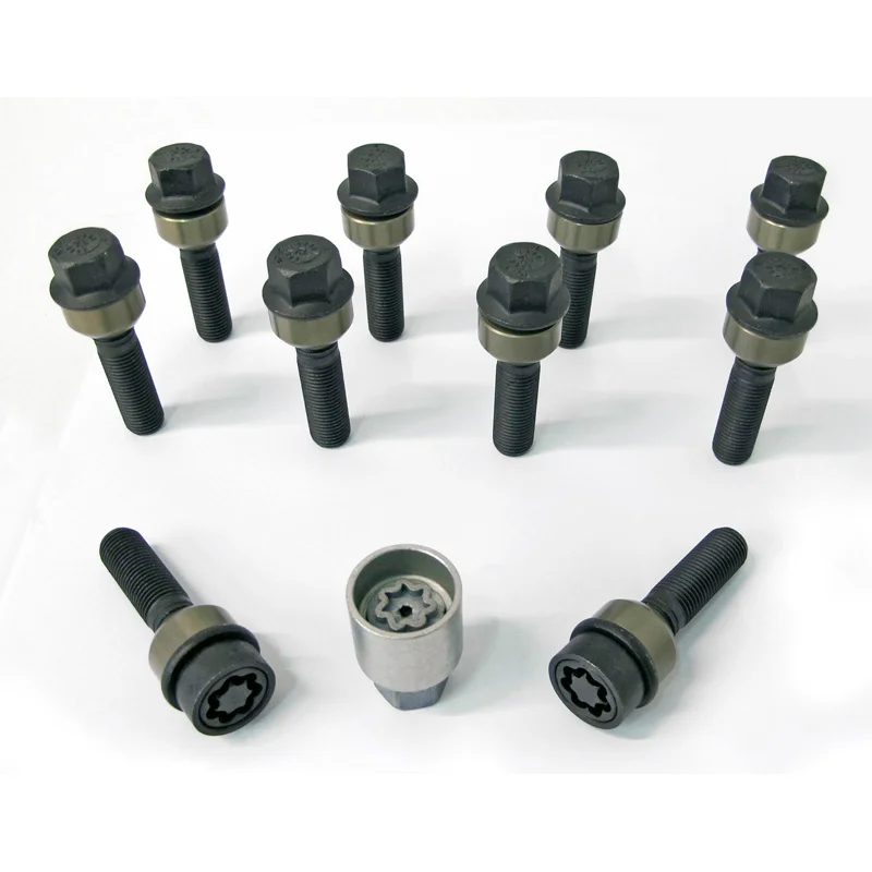 H&R Wielboutenset bolkonisch met beweegbare ring R14 M14x1.50 - Lengte 74mm - 10 stuks (Bv. passend voor Porsche) - incl. wielsloten
