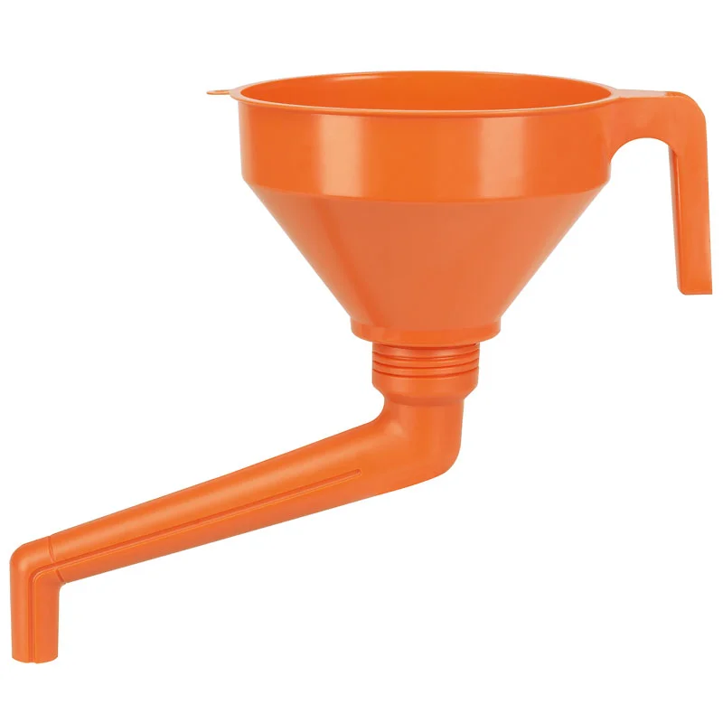 Pressol 02 562 Combi-trechter 1,2 L HDPE Ø 160 mm oranje met zeef en gebogen buis