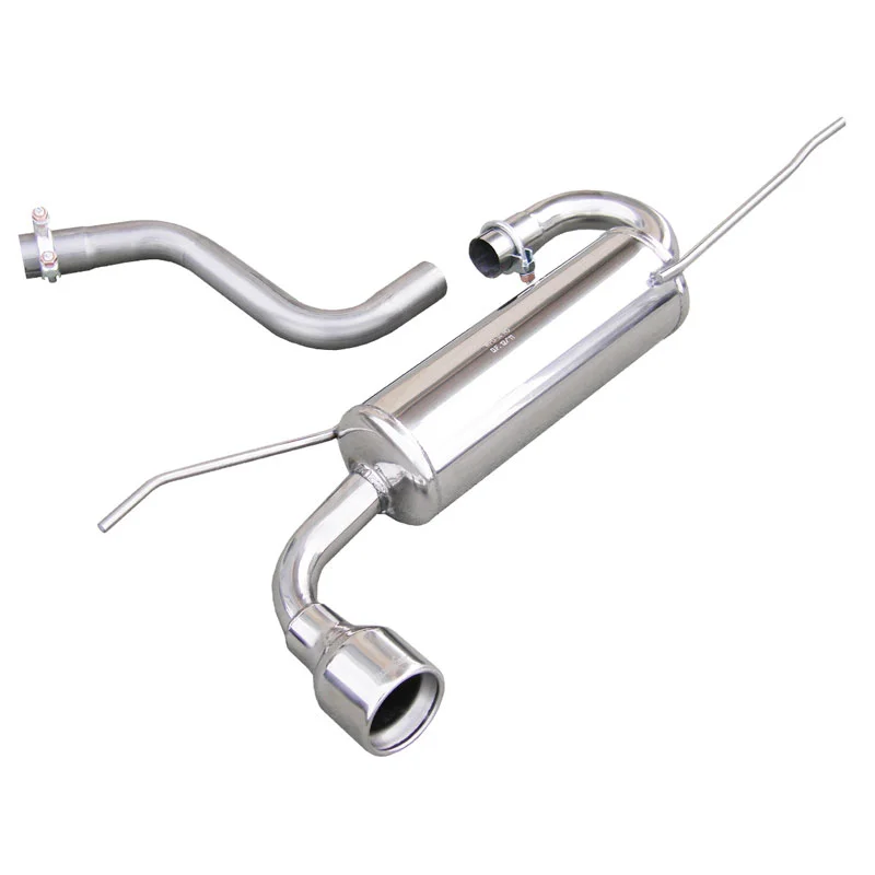 InoXcar 100% RVS Sportuitlaat passend voor Volkswagen Golf V 1.6 FSi (115pk) 2003- 102mm