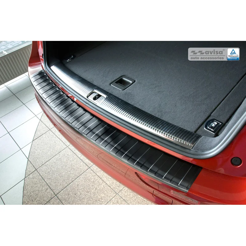 Avisa RVS Achterbumperprotector passend voor Audi Q5 2008-2012 & 2012- - Zwart