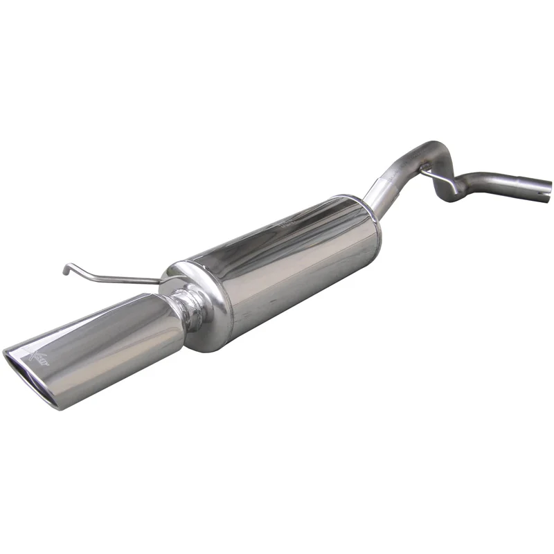 InoXcar 100% RVS Sportuitlaat passend voor Seat Leon 1M 1.8 20v (125pk) 2000- 120x80mm