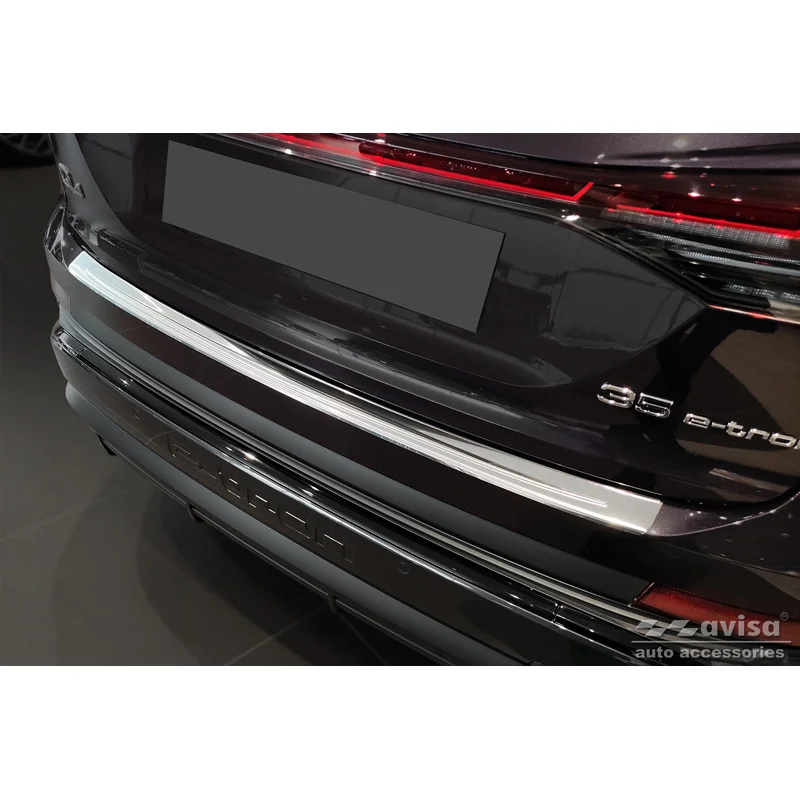 Avisa RVS Achterbumperprotector passend voor Audi Q4 E-Tron 2021- - Zilver