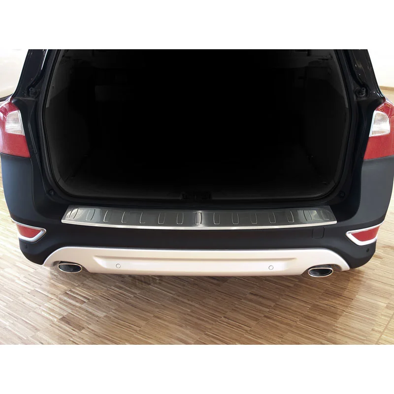 Avisa RVS Achterbumperprotector passend voor Volvo XC70 2007-2013 - Zilver