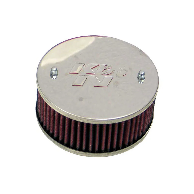 K&N carburateur luchtfilter rond passend voor SU/SU Hitachi 1.75” H6/HS6, middengat, Montagehoogte 65mm (56-9097)