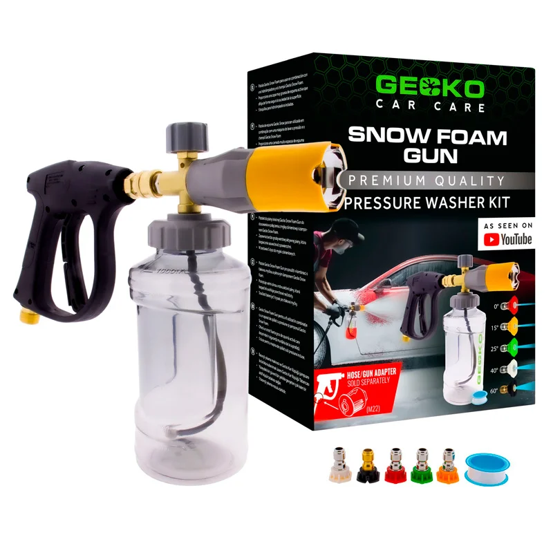Gecko Snow Foam Pistool + Adapters