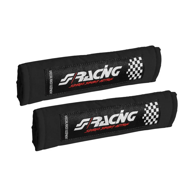Simoni Racing Gordelhoezen Sport - Zwart - 2 stuks