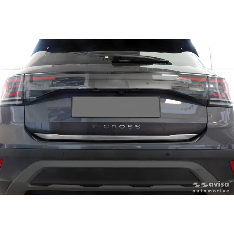 Avisa Geborsteld RVS Kofferbak Sierlijst passend voor Volkswagen T-Cross 2019-2024 & Facelift 2024-
