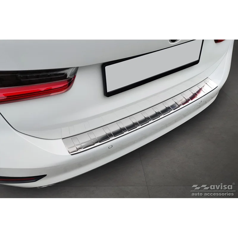 Avisa RVS Achterbumperprotector passend voor BMW 3-Serie G21 Touring 2019-2022 - Zilver