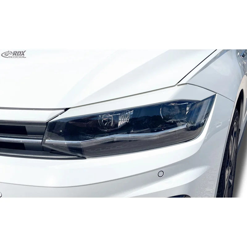 RDX Koplampspoilers passend voor Volkswagen Polo (AW) 2017- (ABS)