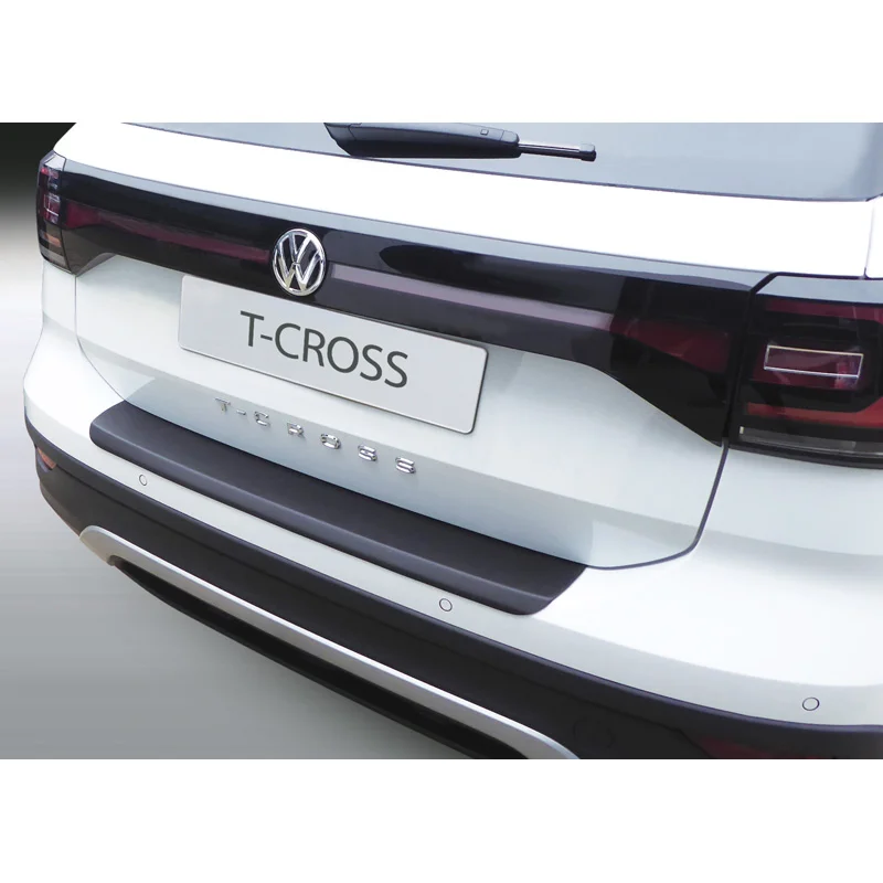 RGM ABS Achterbumper beschermlijst passend voor Volkswagen T-Cross 2019-06/2024 Zwart