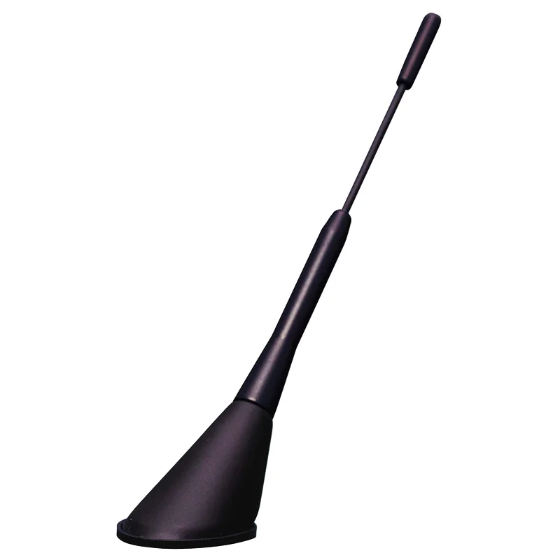AutoStyle Universele aluminium antenne - Shortstick 16v - Zwart