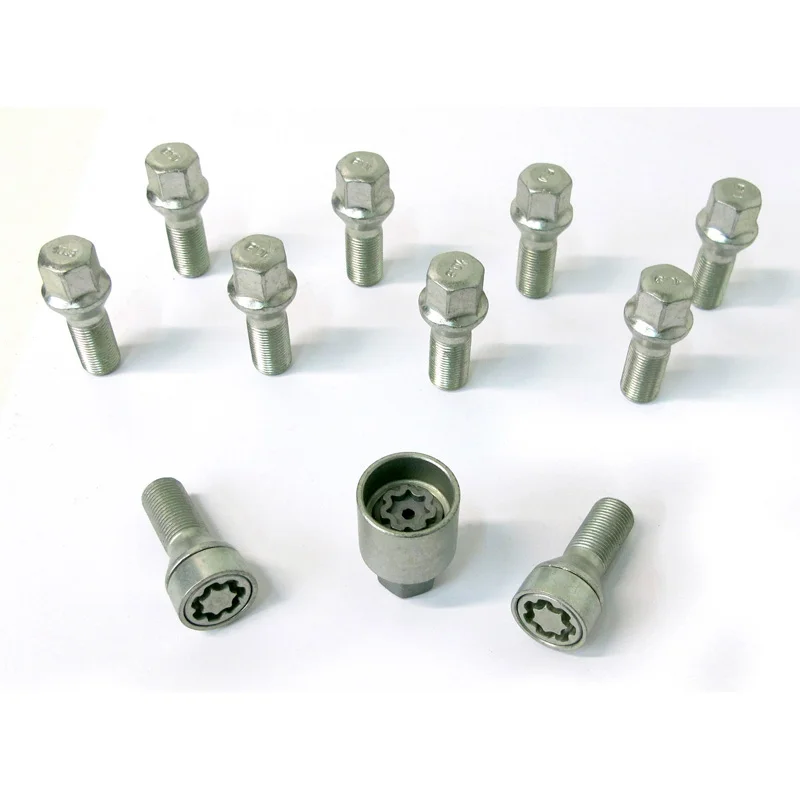 H&R Wielboutenset konisch M14x1.25 – Lengte 28mm – 10 stuks – incl. wielsloten