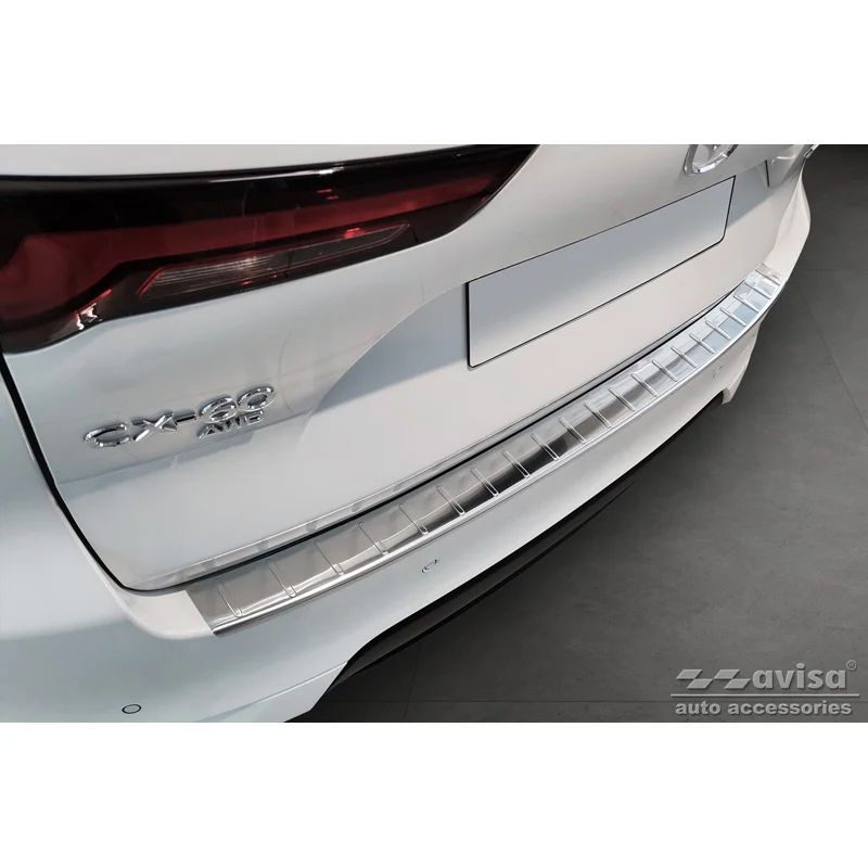 Avisa RVS Achterbumperprotector passend voor Mazda CX-60 (KH) 2022- - Zilver