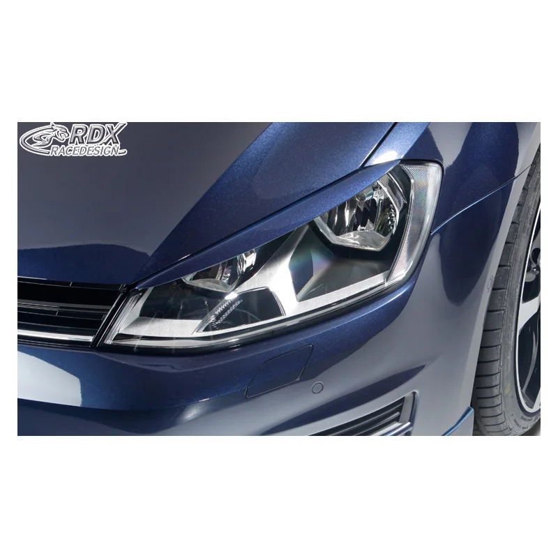 RDX Koplampspoilers passend voor Volkswagen Golf VII 2012-2017 (ABS)