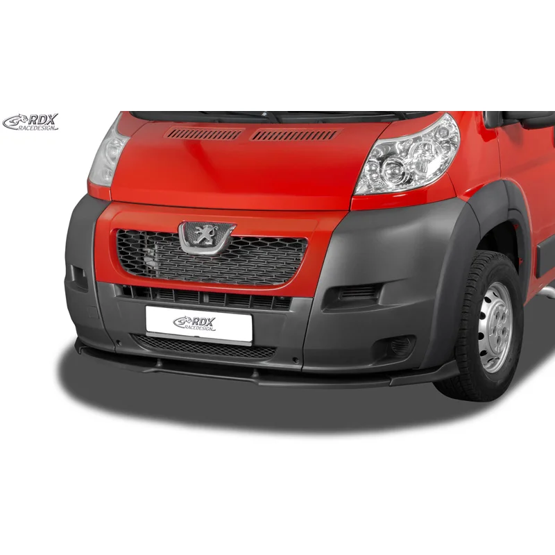 RDX Voorspoiler Vario-X passend voor Peugeot Boxer / Fiat Ducato/ Citroën Jumper 2006-2014 (met wielkastverbreders) (PU)
