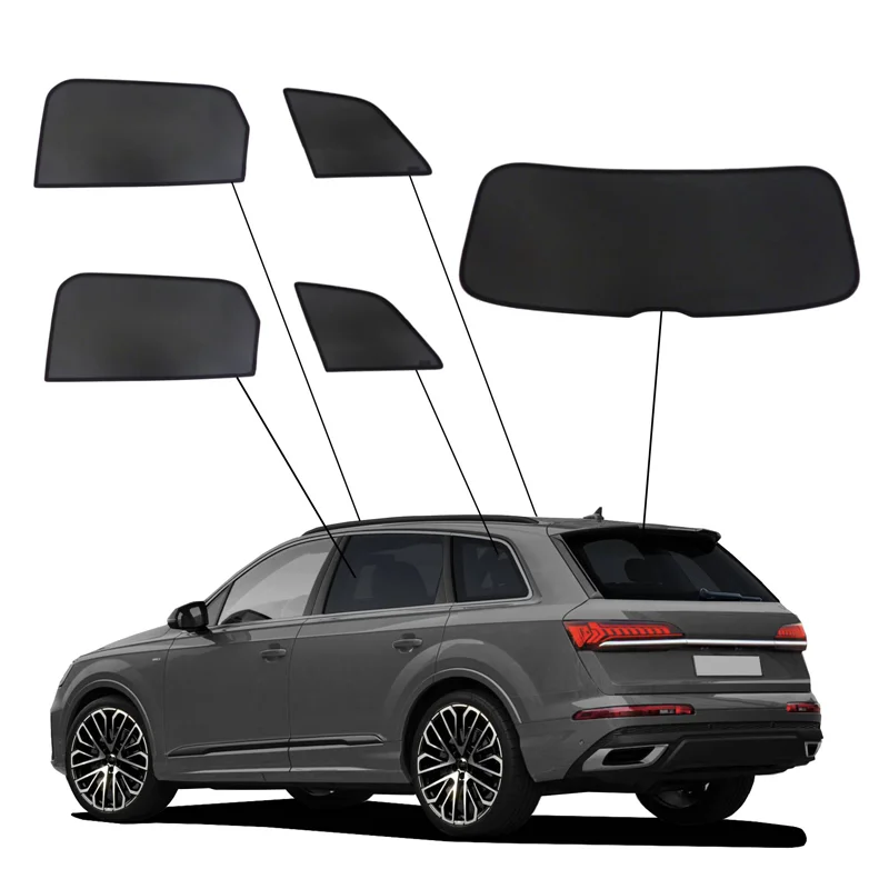 SunClip Zicht- & Zonwering passend voor Audi Q7 (4M) 2015-