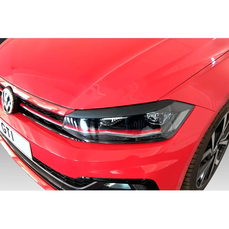 Motordrome Koplampspoilers passend voor Volkswagen Polo VI 2017- (ABS)