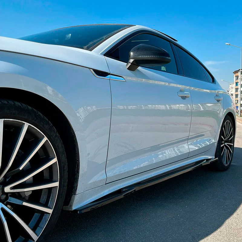 Oneway Set Sideskirts passend voor Audi A5 F5 Sportback S-Line/S5 Facelift 2019- – Glanzend zwart