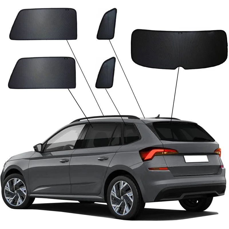 SunClip Zicht- & Zonwering passend voor Skoda Kamiq (NW) 2019-2024
